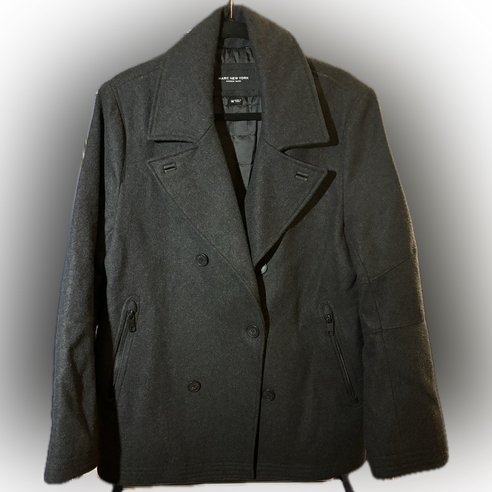 Marc New York by Andrew Marc - Gray Wool Coat (M)